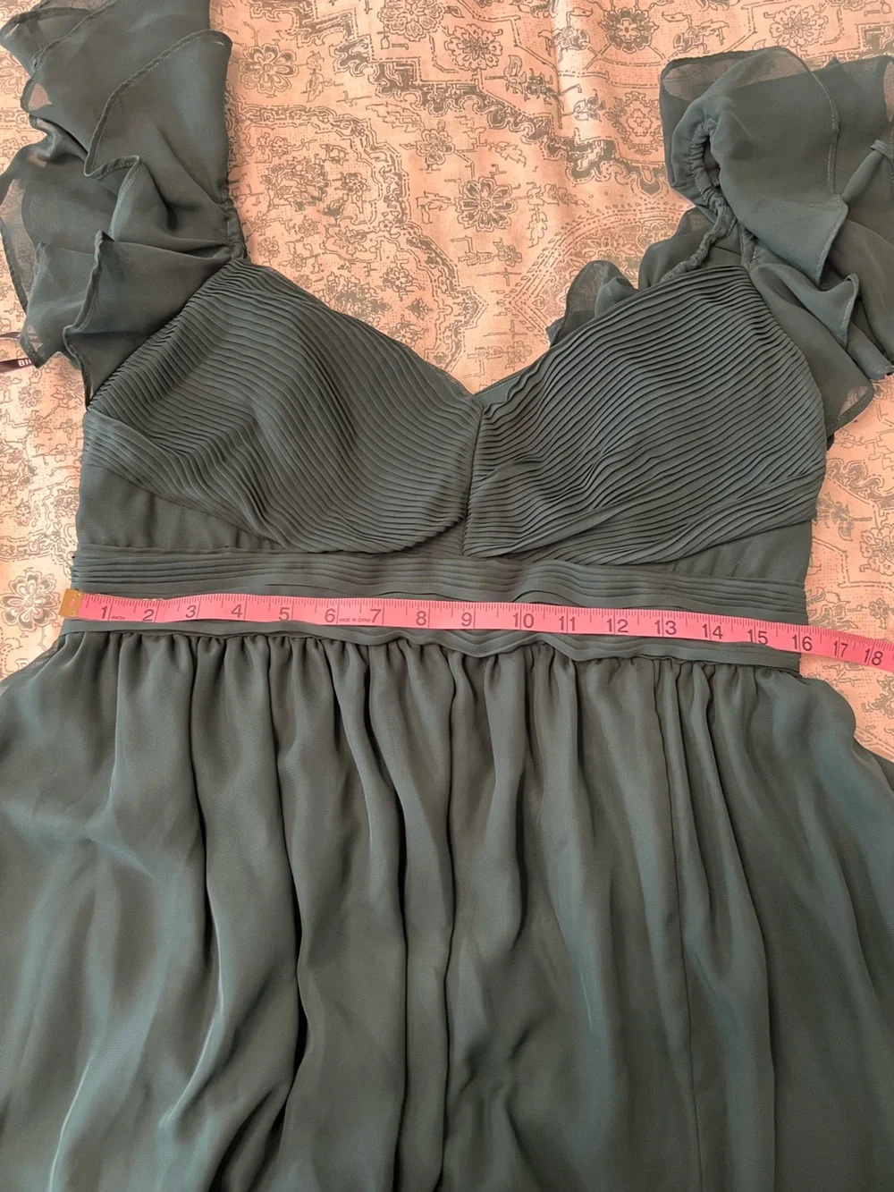Birdy Grey Michelle Dress Chiffon Esmerald - Picture 10 of 16